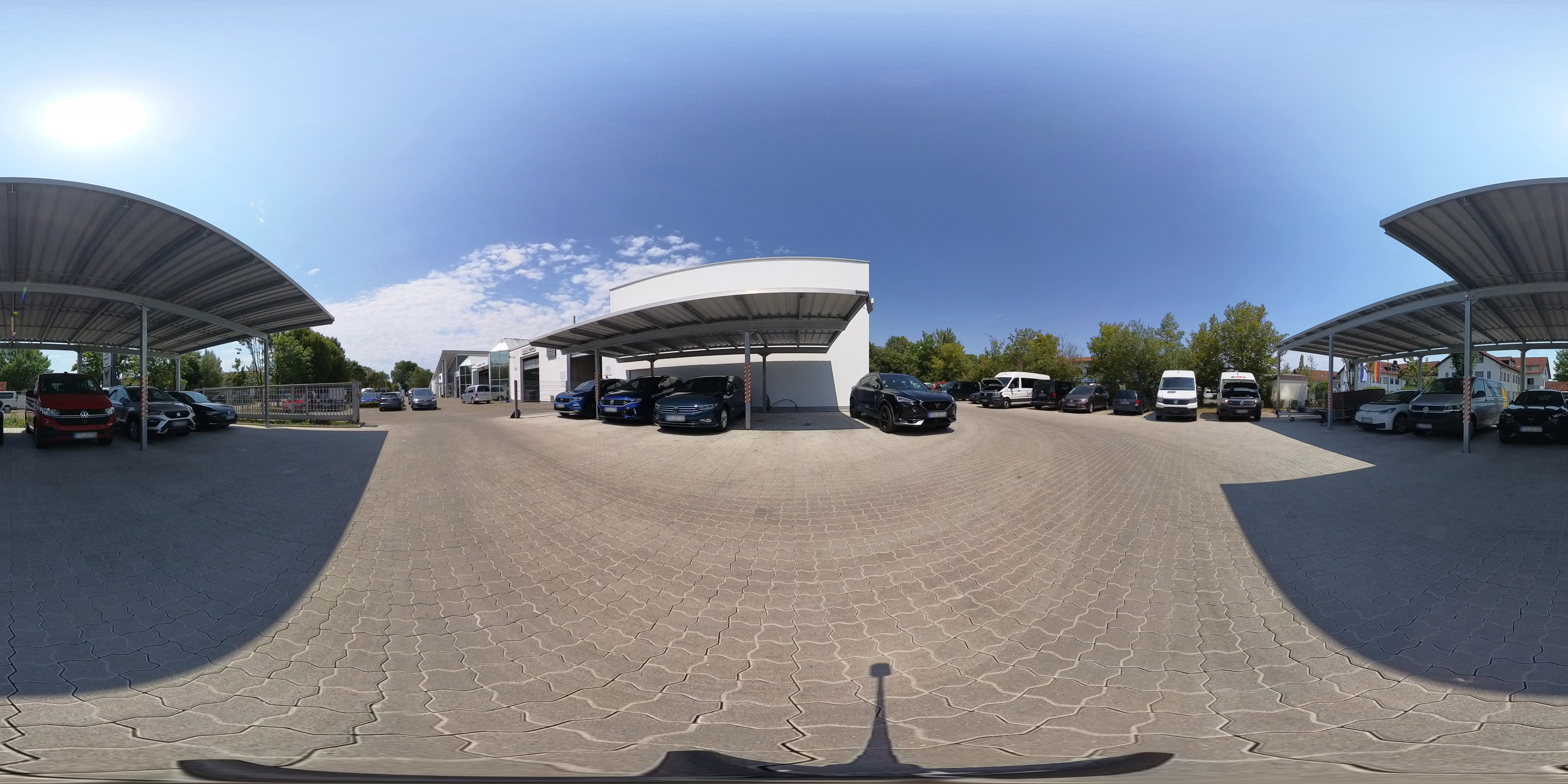 Interaktives Carport-Panorama