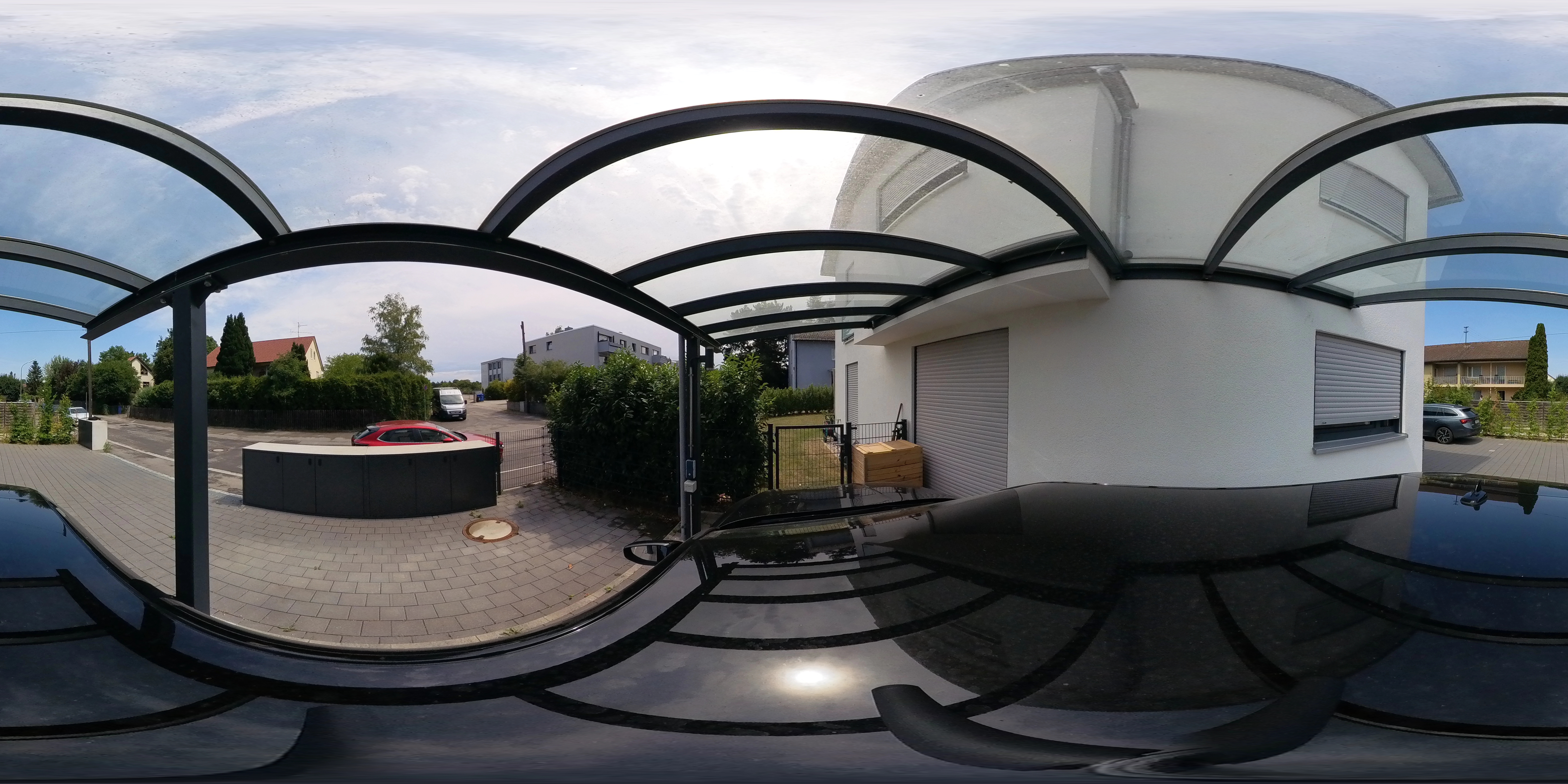 Interaktives Carport-Panorama