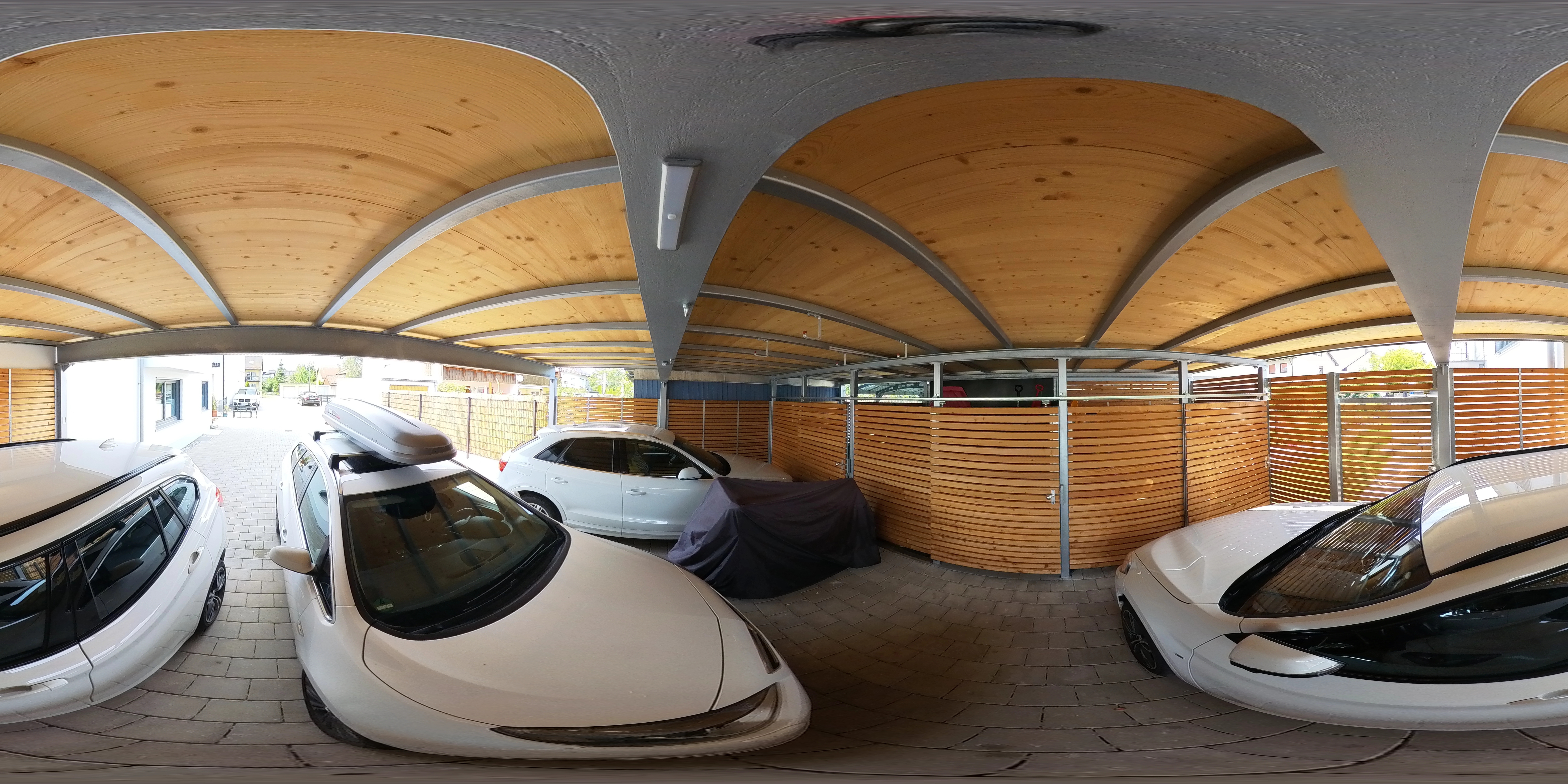 Interaktives Carport-Panorama